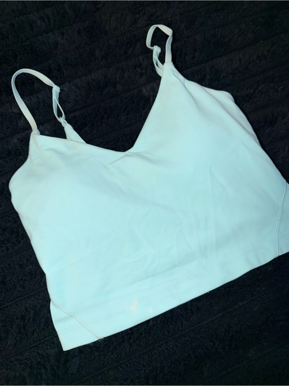 lululemon athletica Light Blue V-Neck Adjustable Strap Camisole